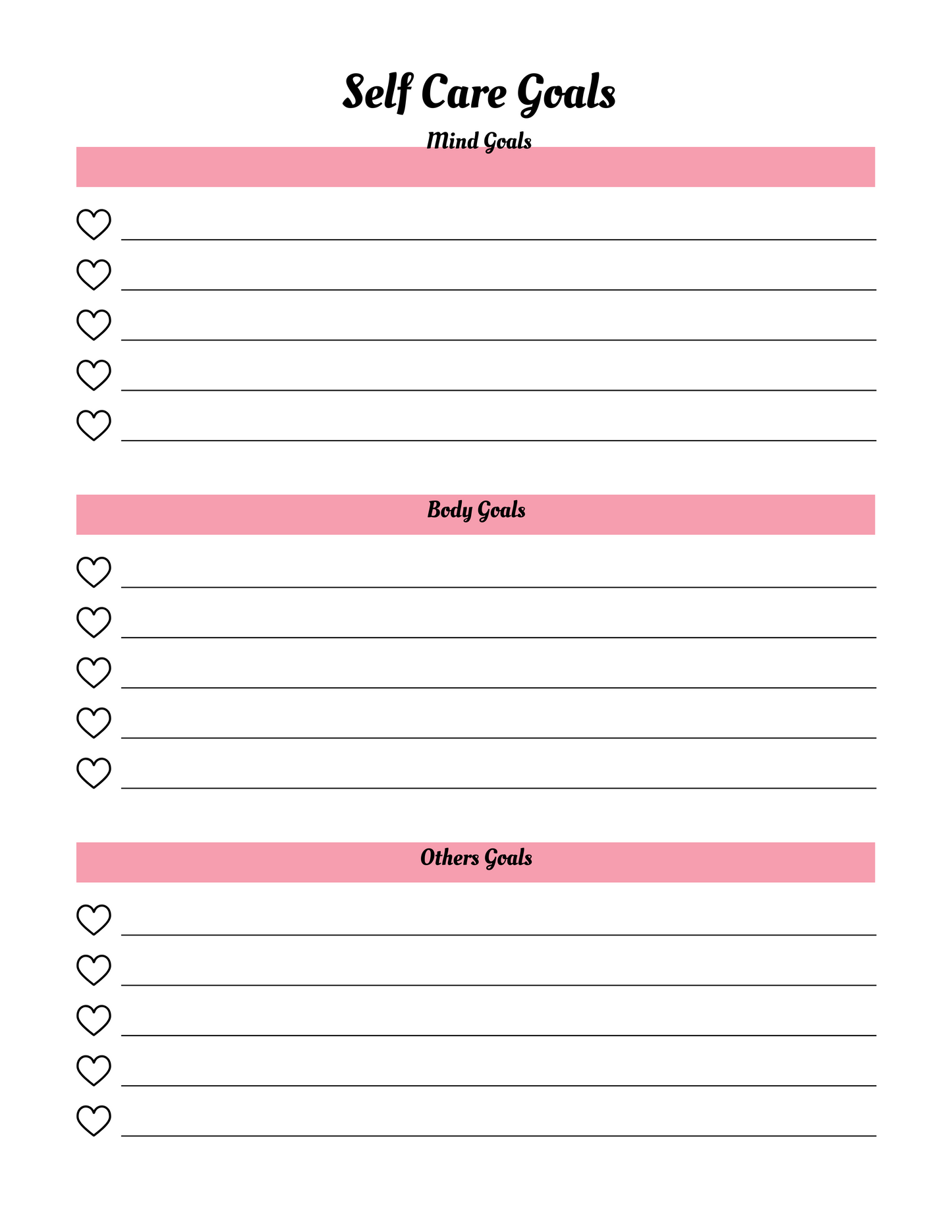 Self Love Journal Digital Download