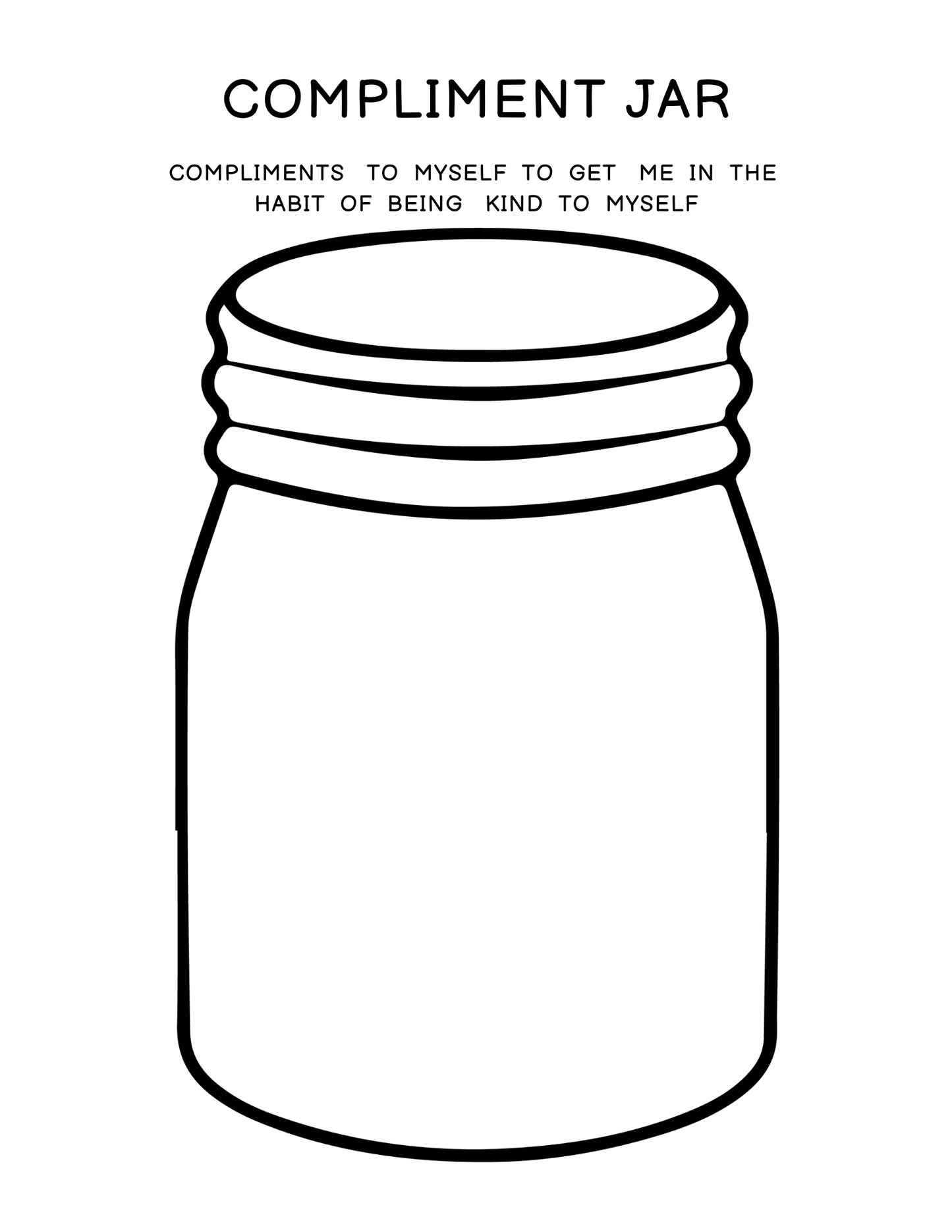 Self Confidence Planner Digital Download