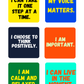 Kids Positive Affirmation Cards Digital Download - Multicolor