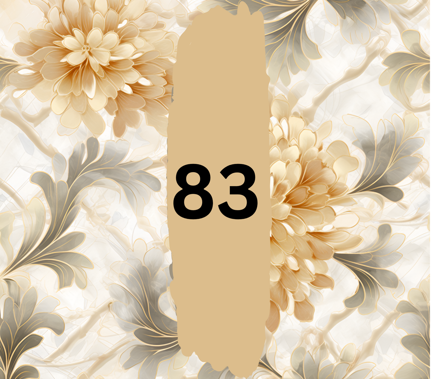 Floral Customizable 20oz Tumbler