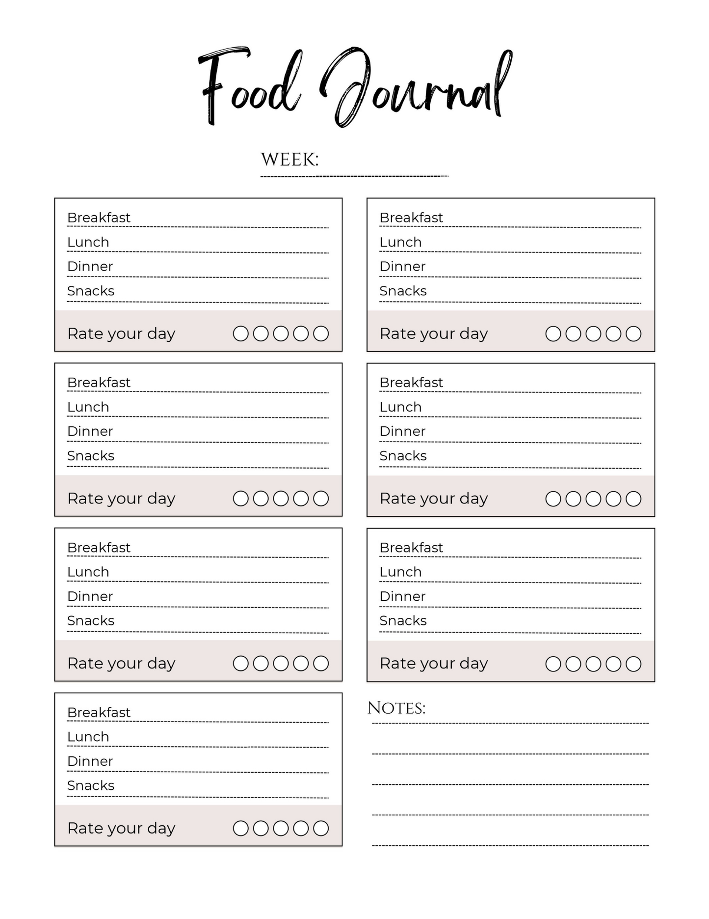 Self Love Workbook Digital Download