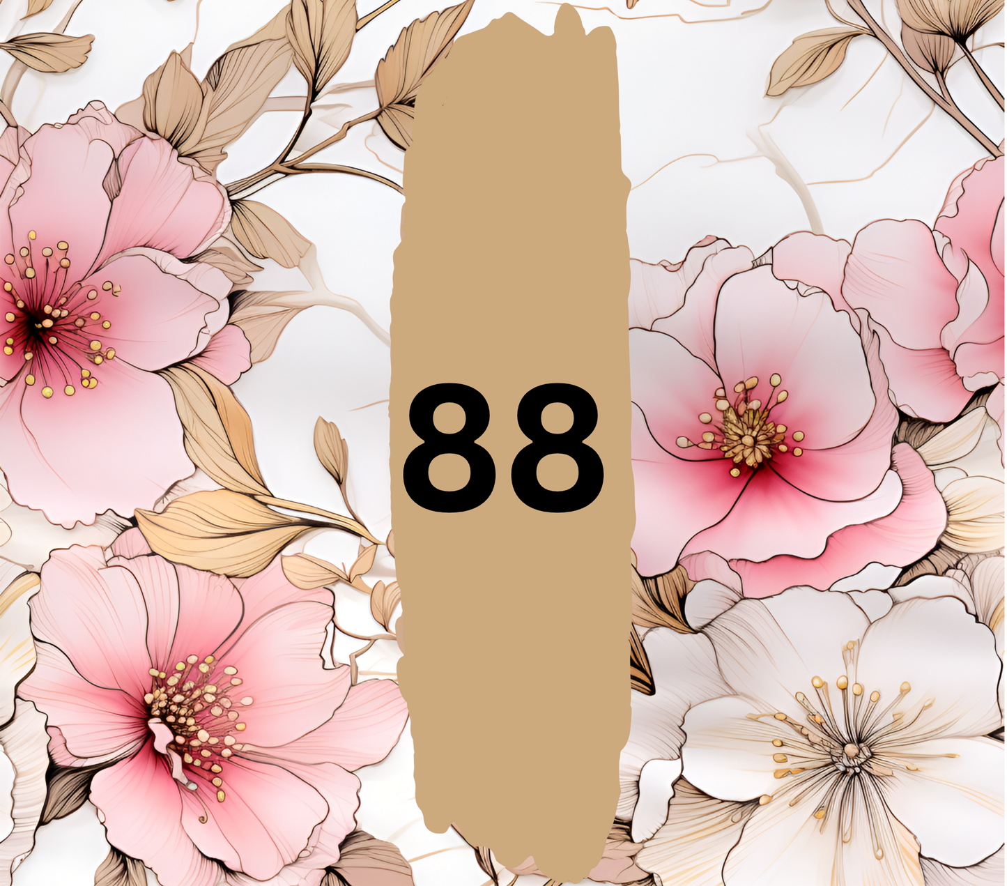 Floral Customizable 20oz Tumbler