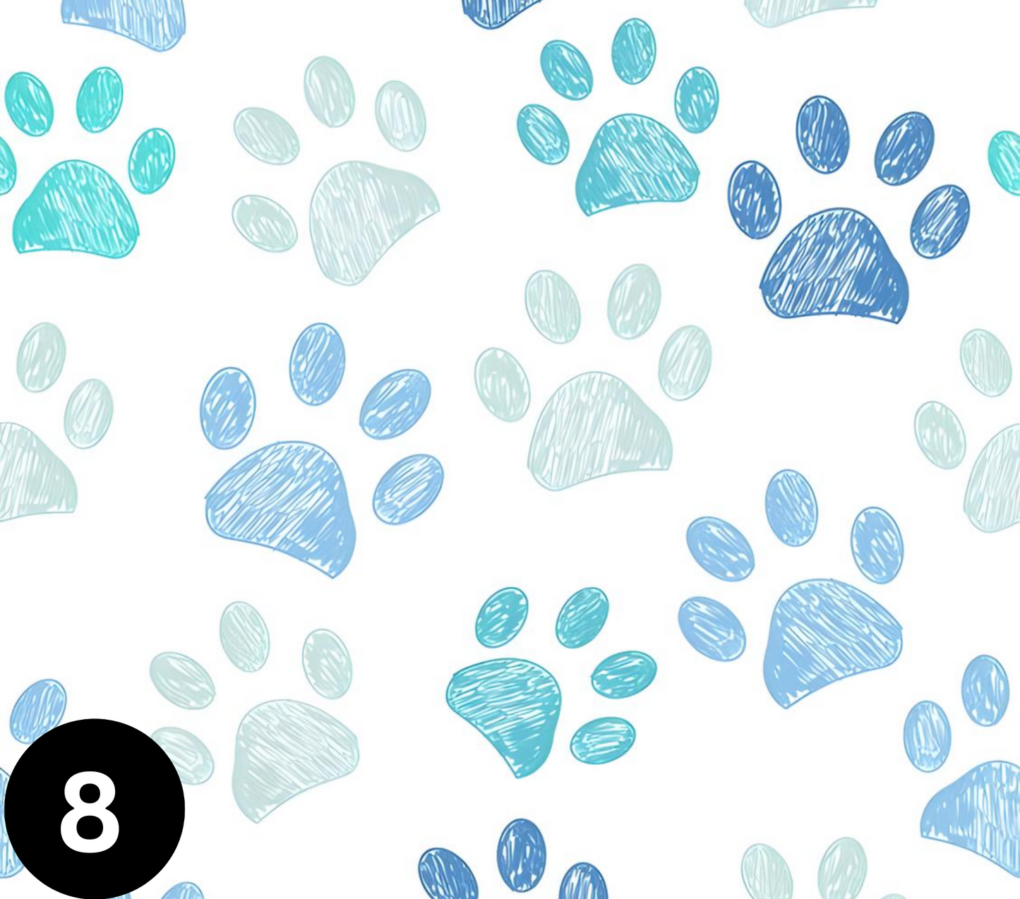 Dog Paw Print 20 oz Tumbler