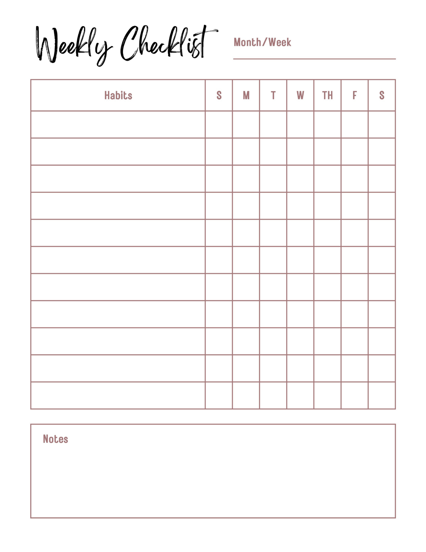 Self Love Workbook Digital Download