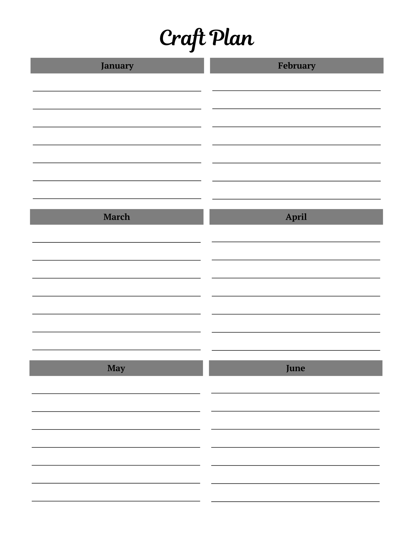 Quilt Planner Digital Download