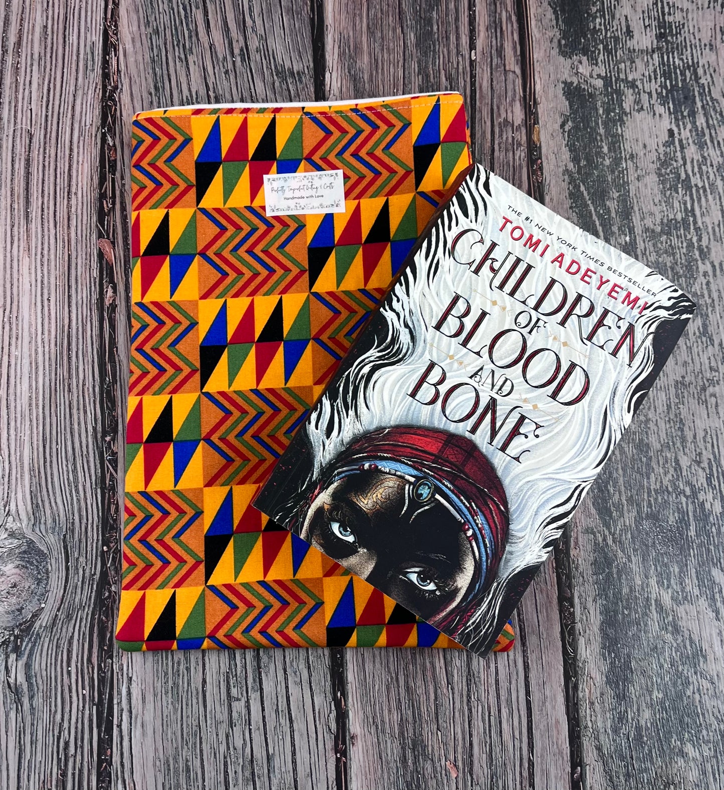 African Zig Zag Book Sleeve