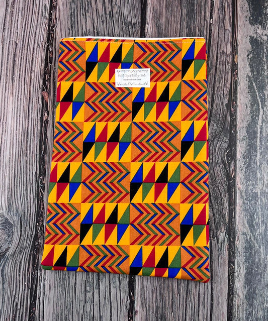 African Zig Zag Book Sleeve