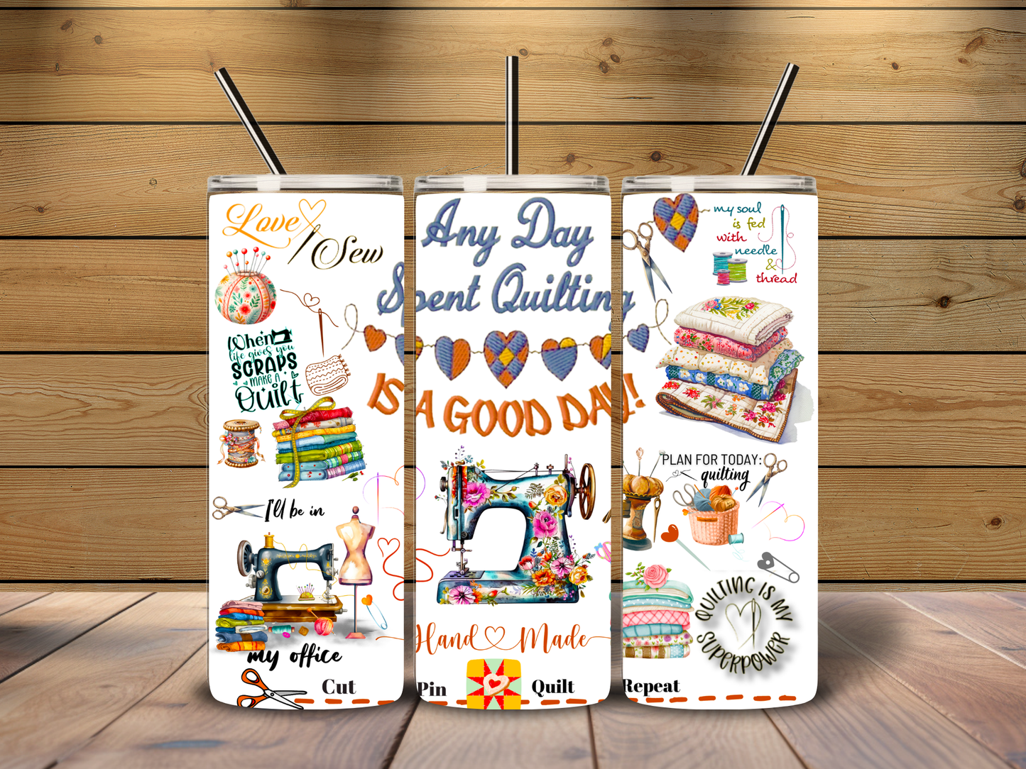 Any Day Spent Quilting20 oz Tumbler