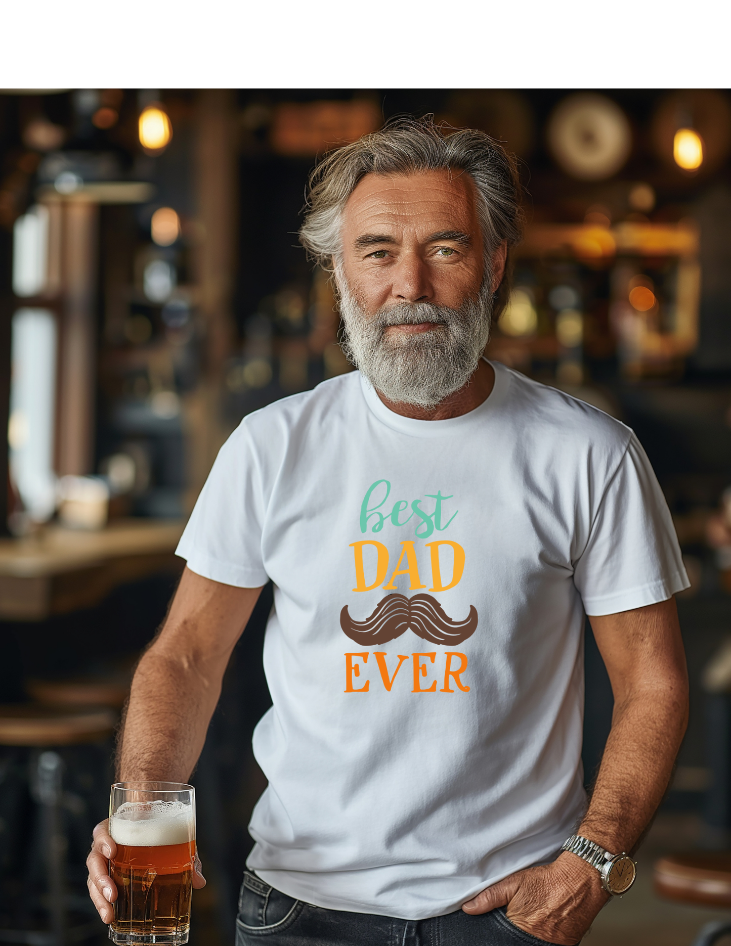 Best Dad Ever Graphic T-Adult
