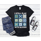 I Play with Blocks #8 Graphic T