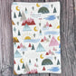 Boho Camping Book Sleeve