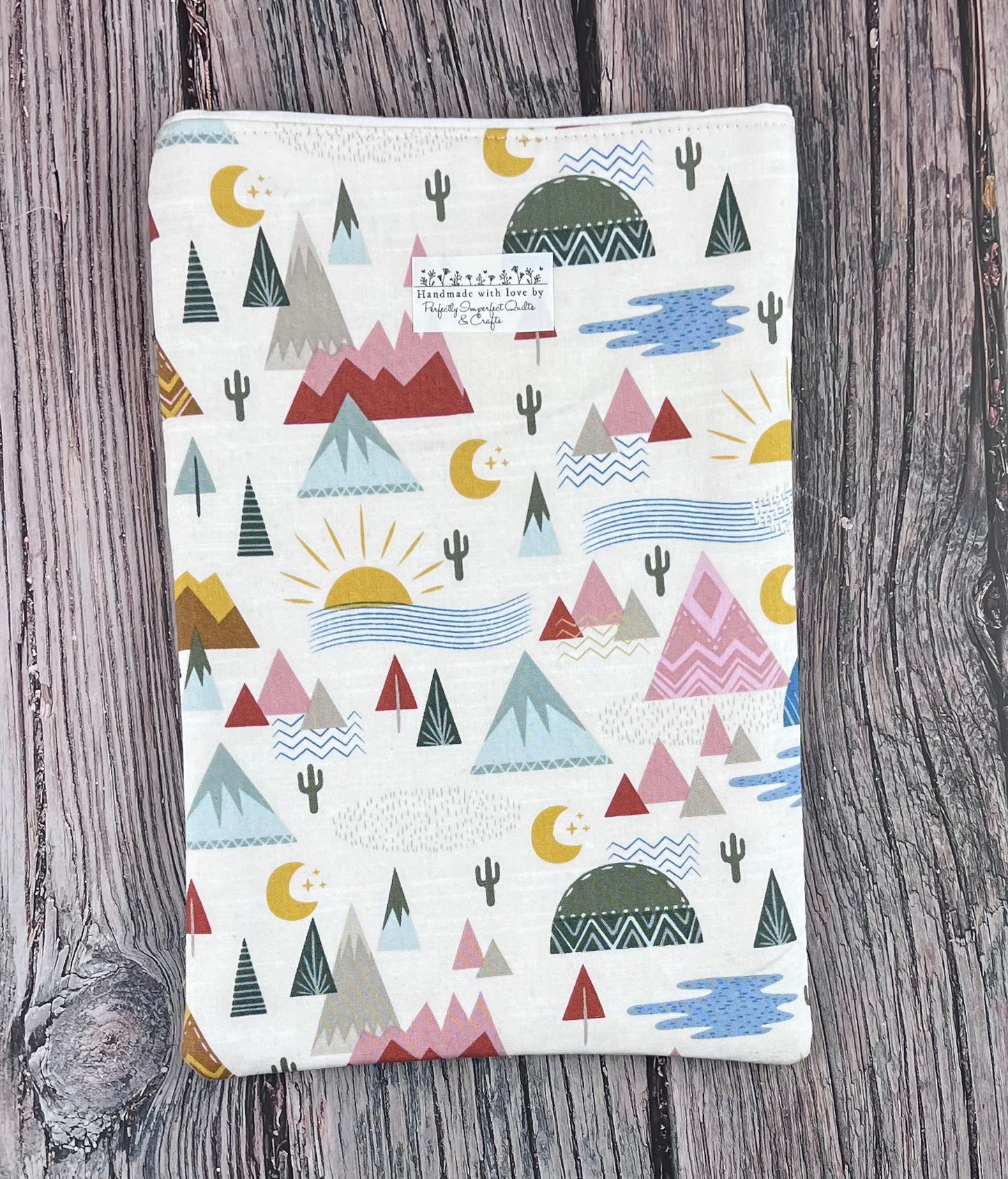 Boho Camping Book Sleeve