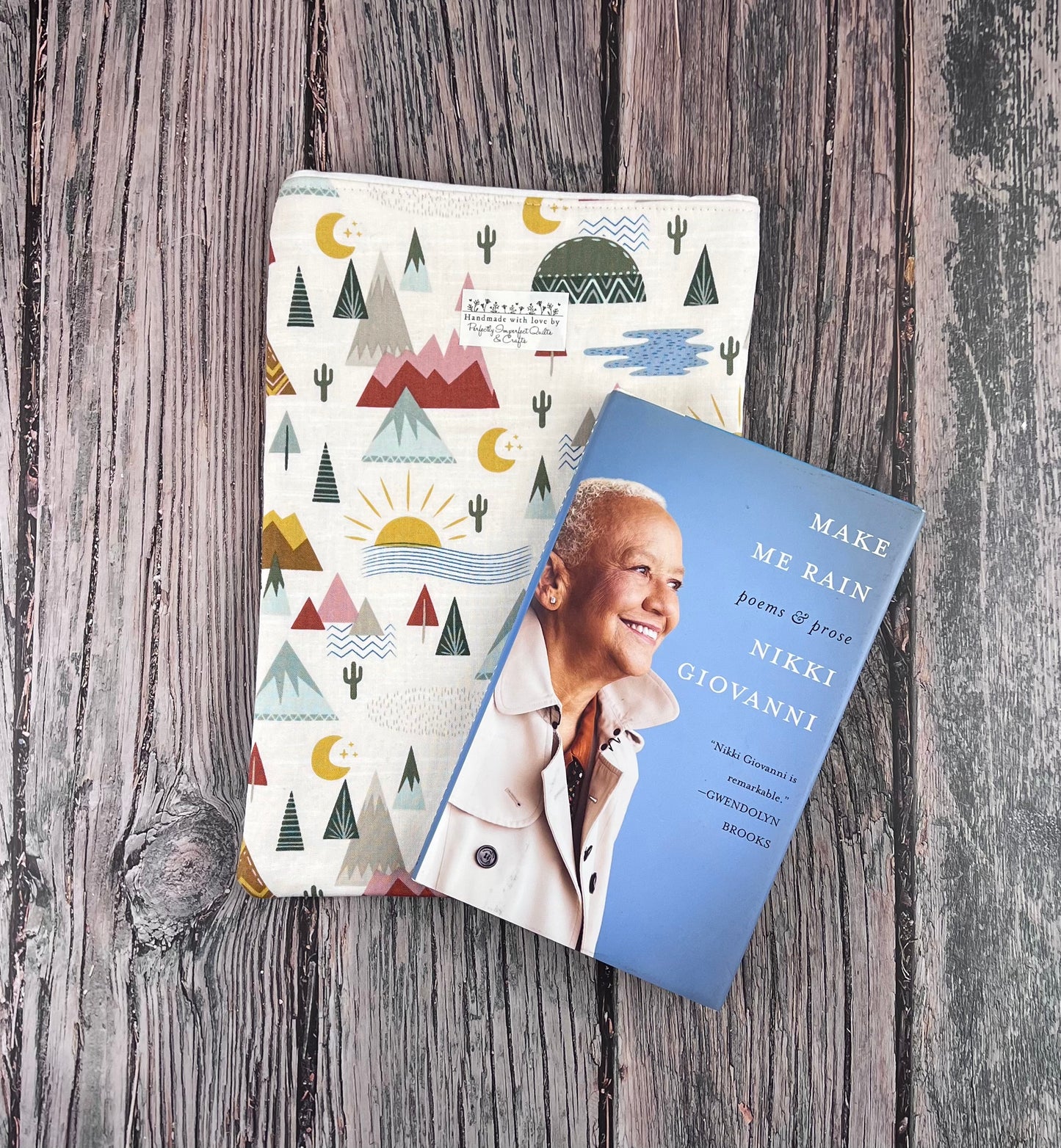 Boho Camping Book Sleeve