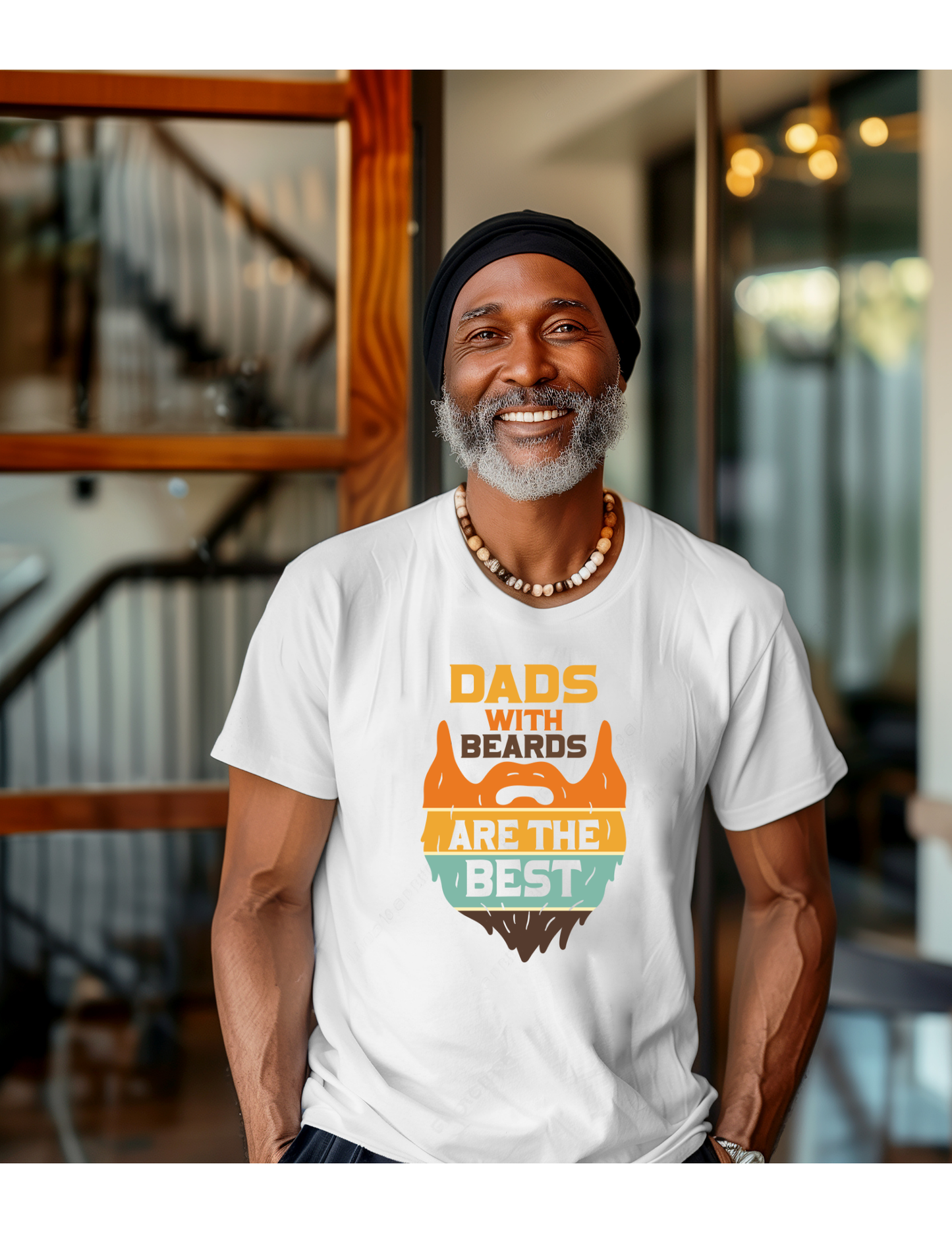 Dad with Beards Graphic T-Adult