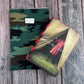 Dark Green Army Fatigue Book Sleeve
