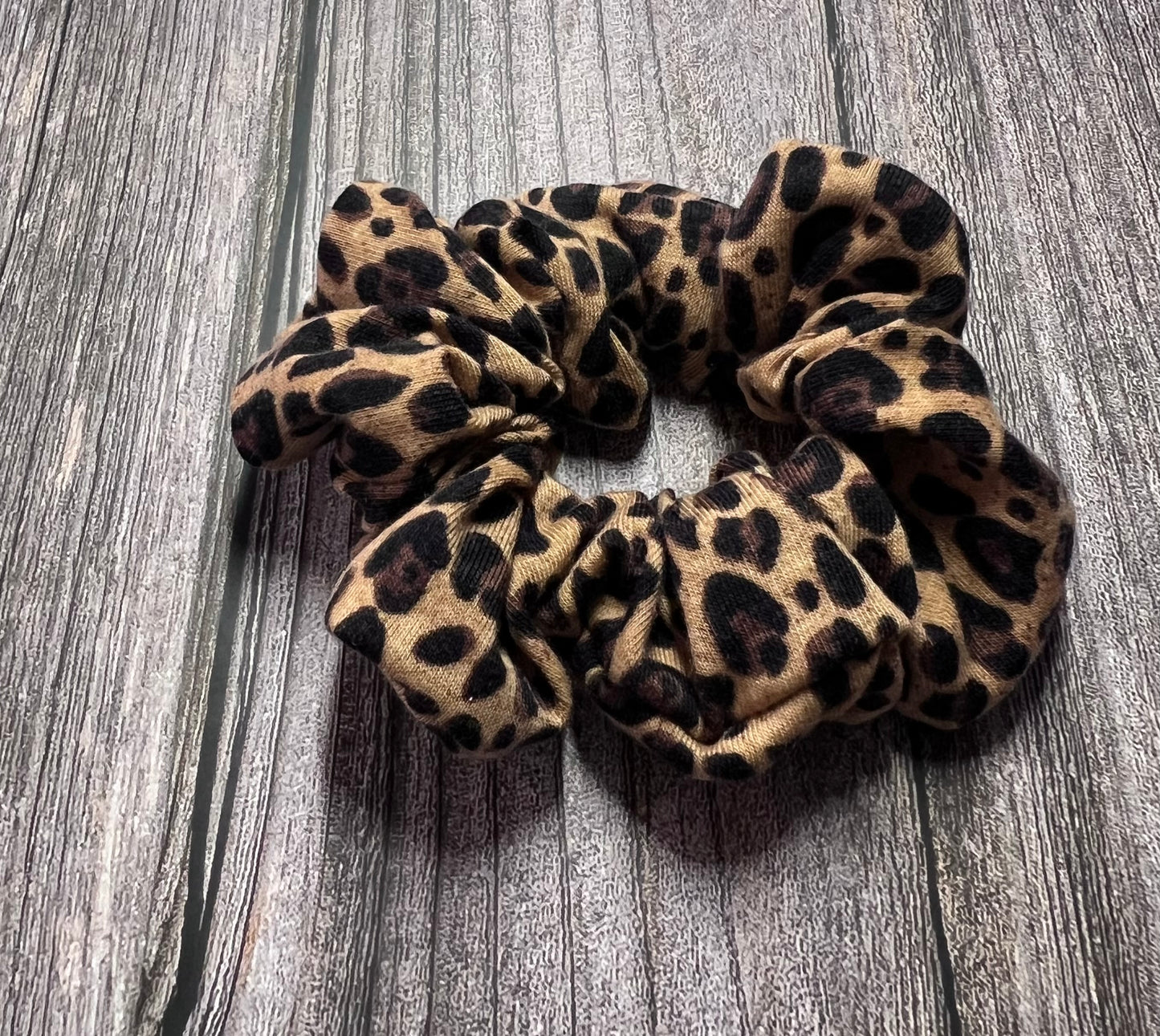 Leopard Scrunchie