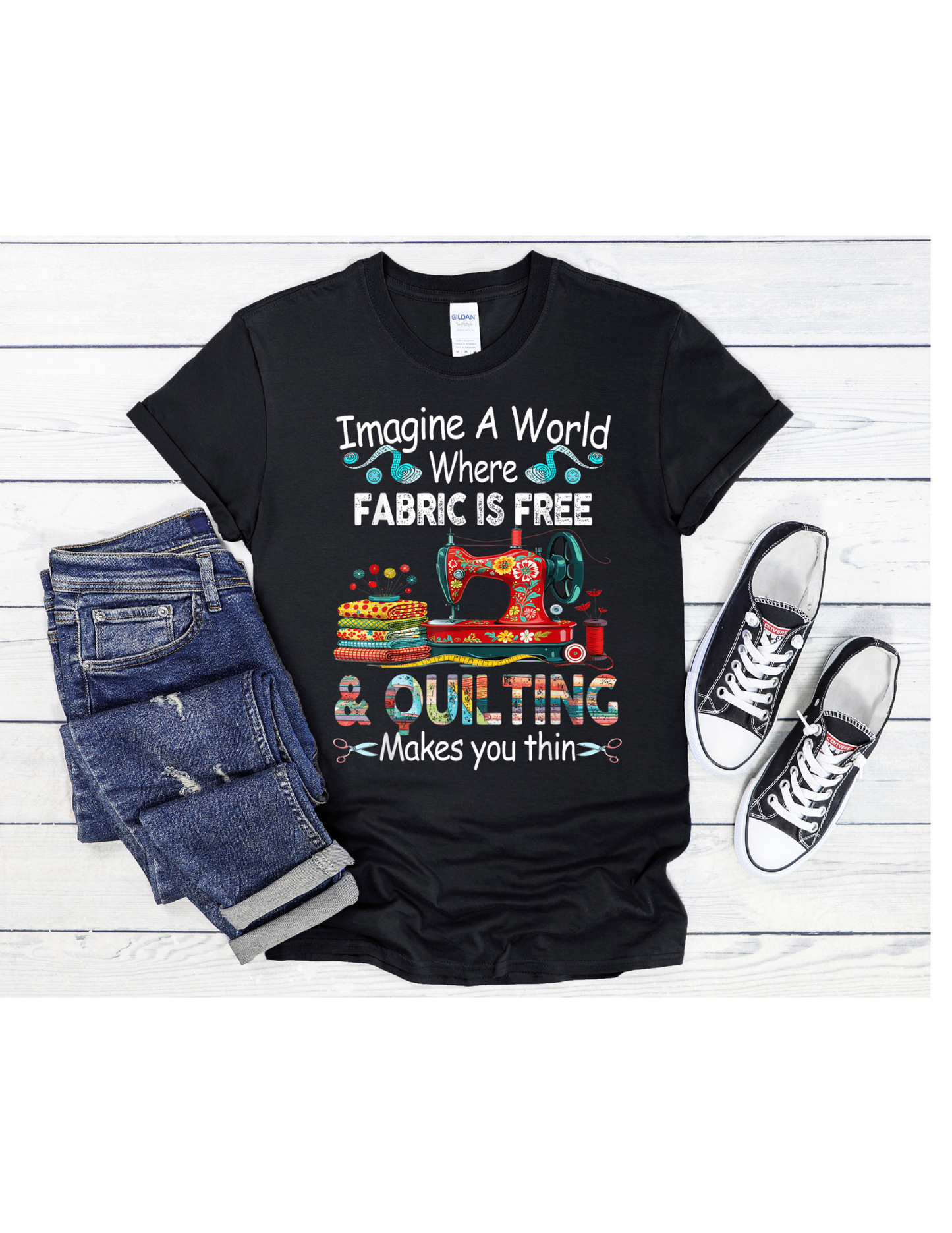 Fabric is Free Graphic T