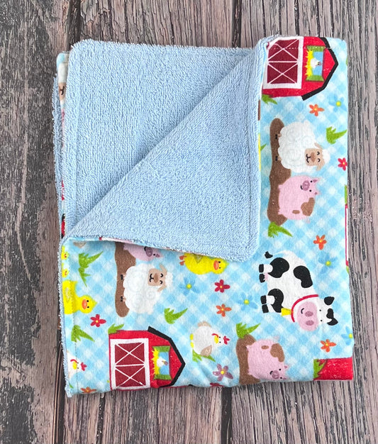 Farm Life Burping Cloth
