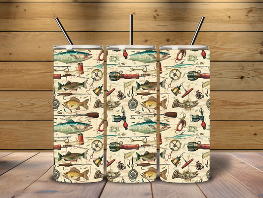 Fishing 20 oz Tumbler