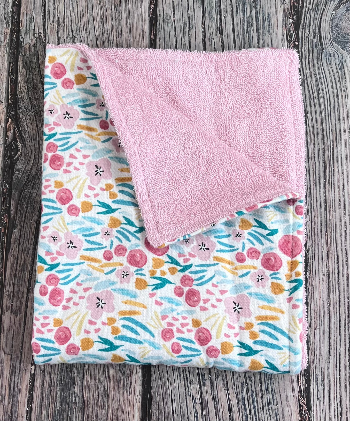 Floral Garden Burping Cloth