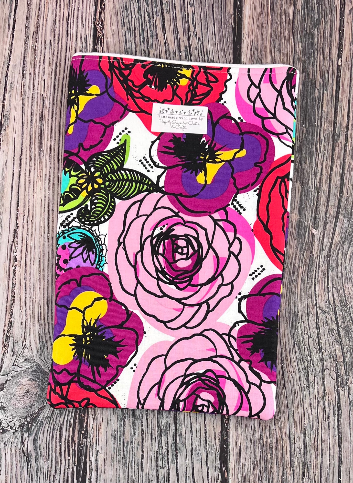 Fuchsia Bloom Book Sleeve