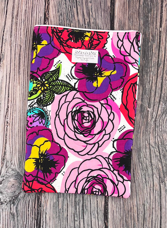 Fuchsia Bloom Book Sleeve