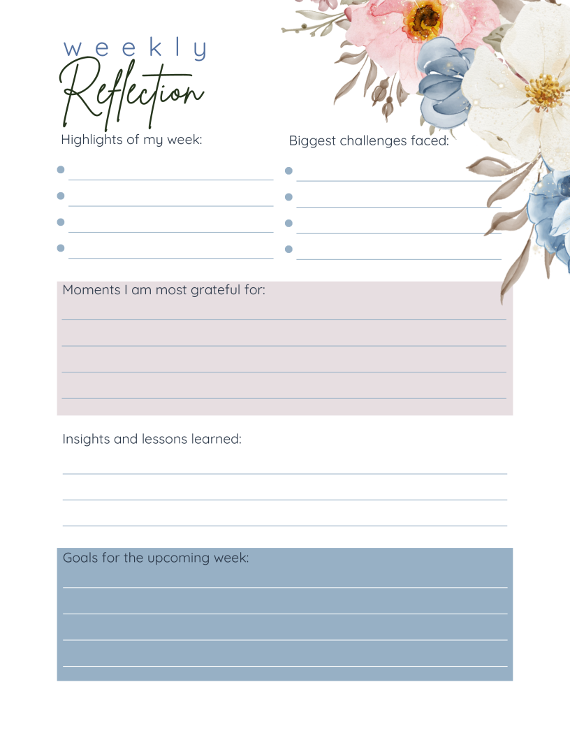Grateful Heart-30 day-Gratitude Journal Instant Digital Download
