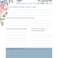 Grateful Heart-30 day-Gratitude Journal Instant Digital Download