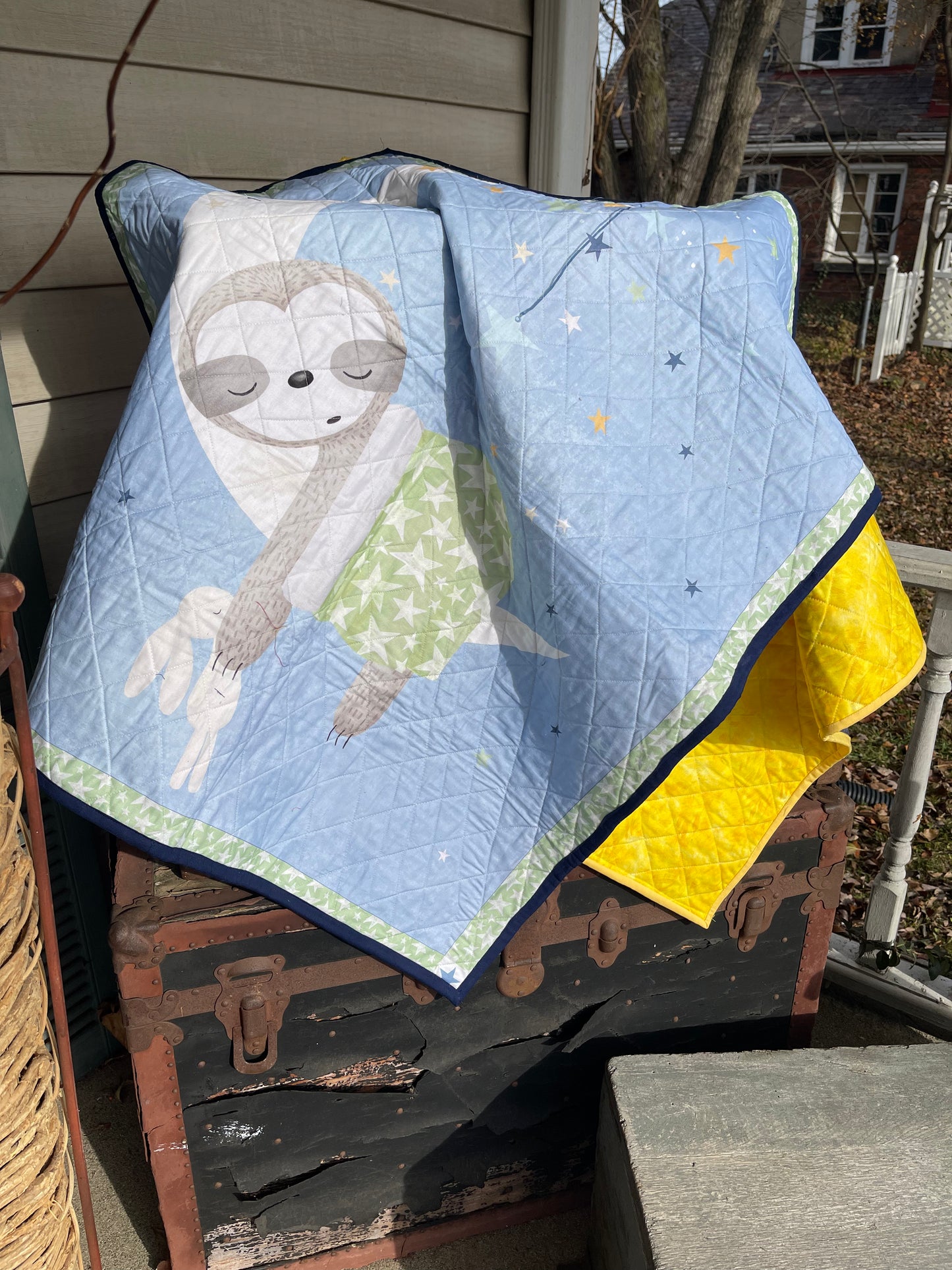 Sleepy Sloth Quilt
