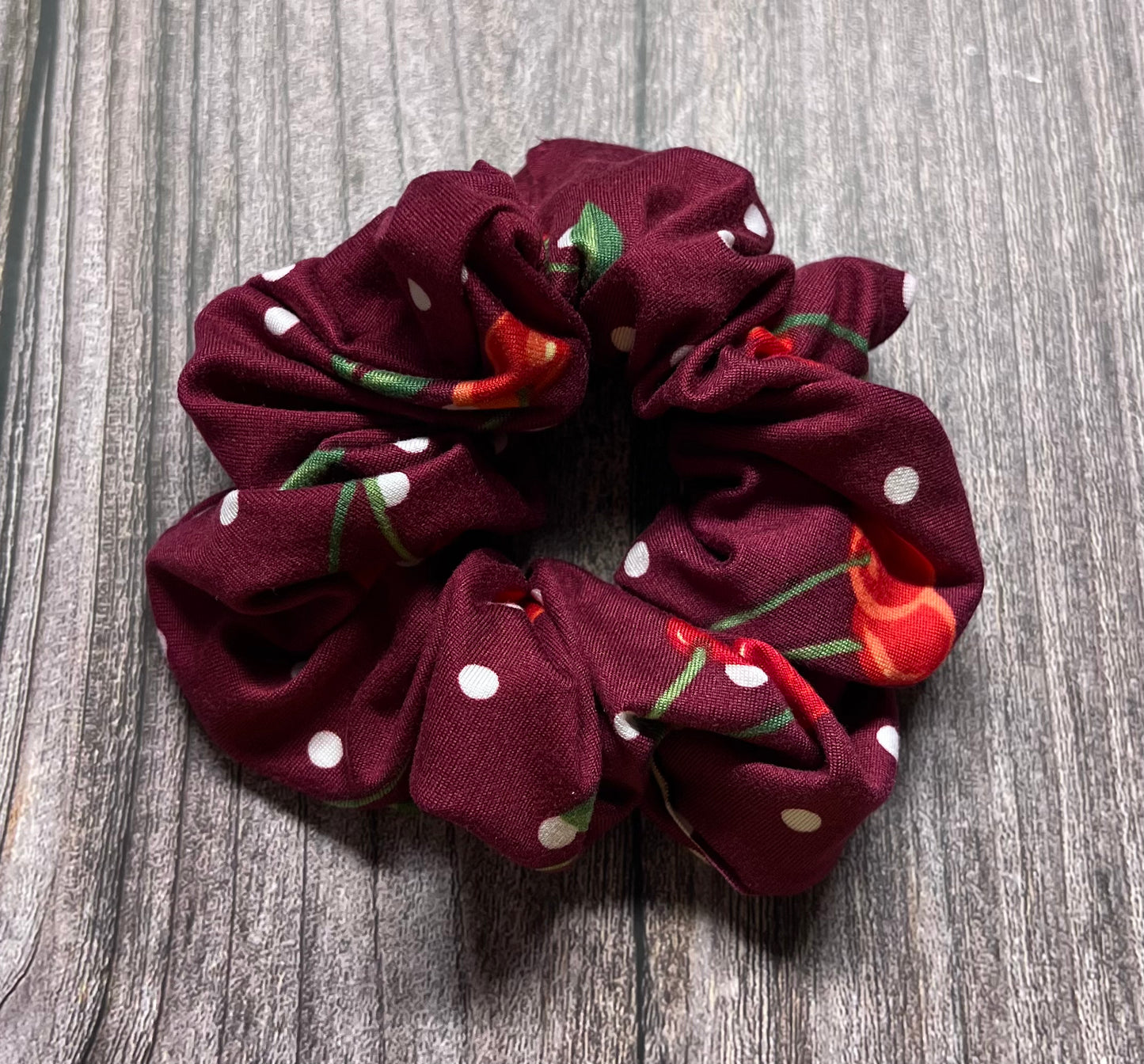 Cherry Cola Scrunchie