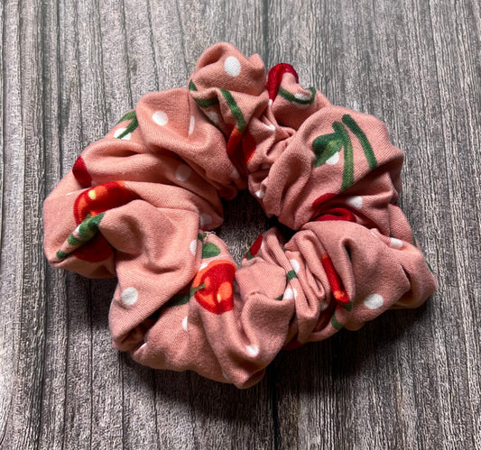 Strawberry Cherry Scrunchie