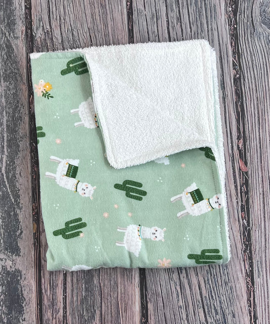 Lama Love Burping Cloth