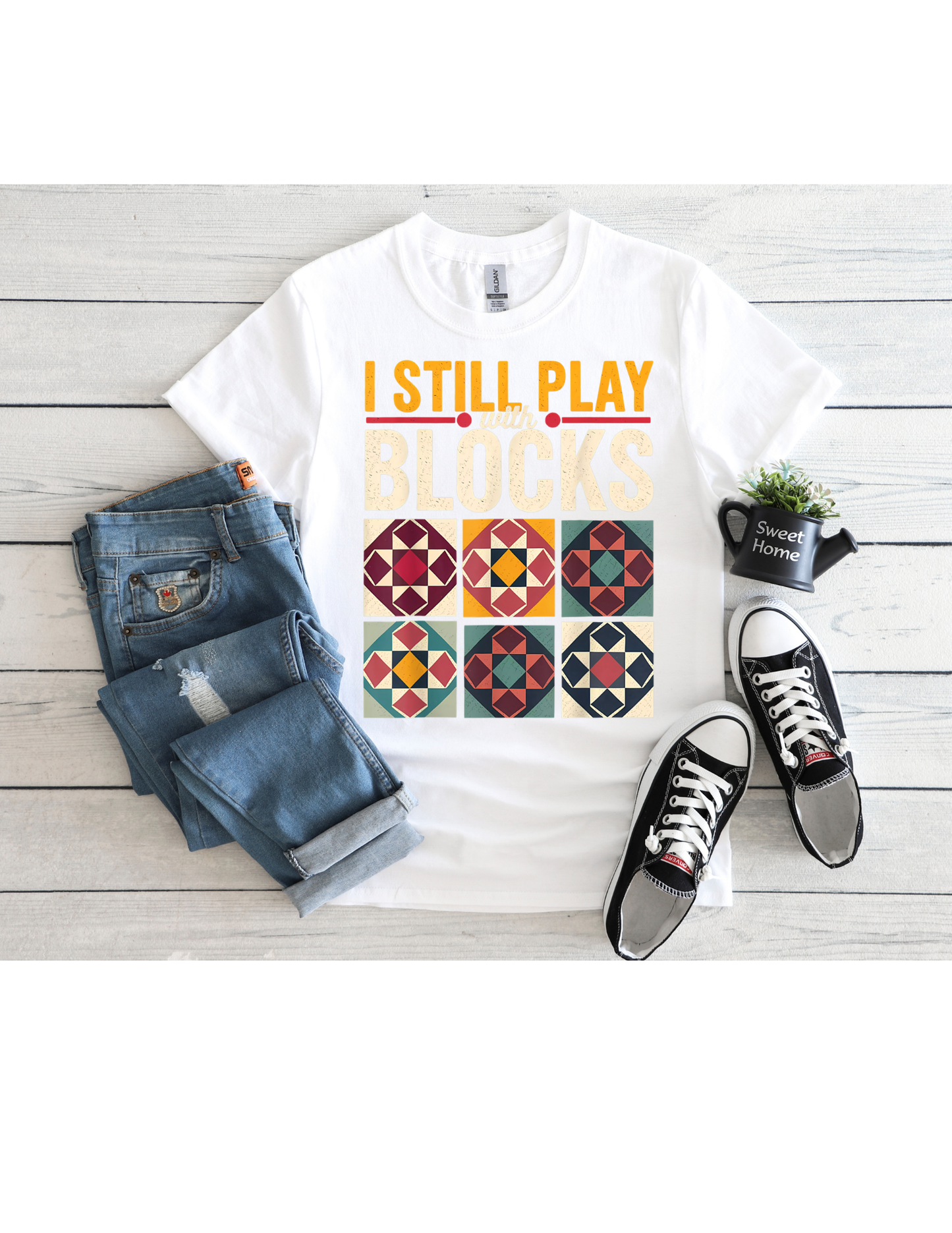 I Play with Blocks #2 Graphic T