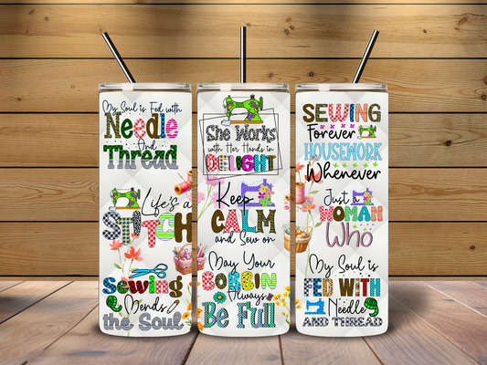 Life's a Stitch20 oz Tumbler