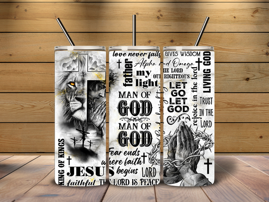 Man of God 20 oz Tumbler