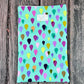 Neon Raindrops Bold Book Sleeve
