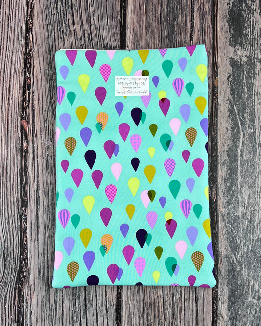 Neon Raindrops Bold Book Sleeve