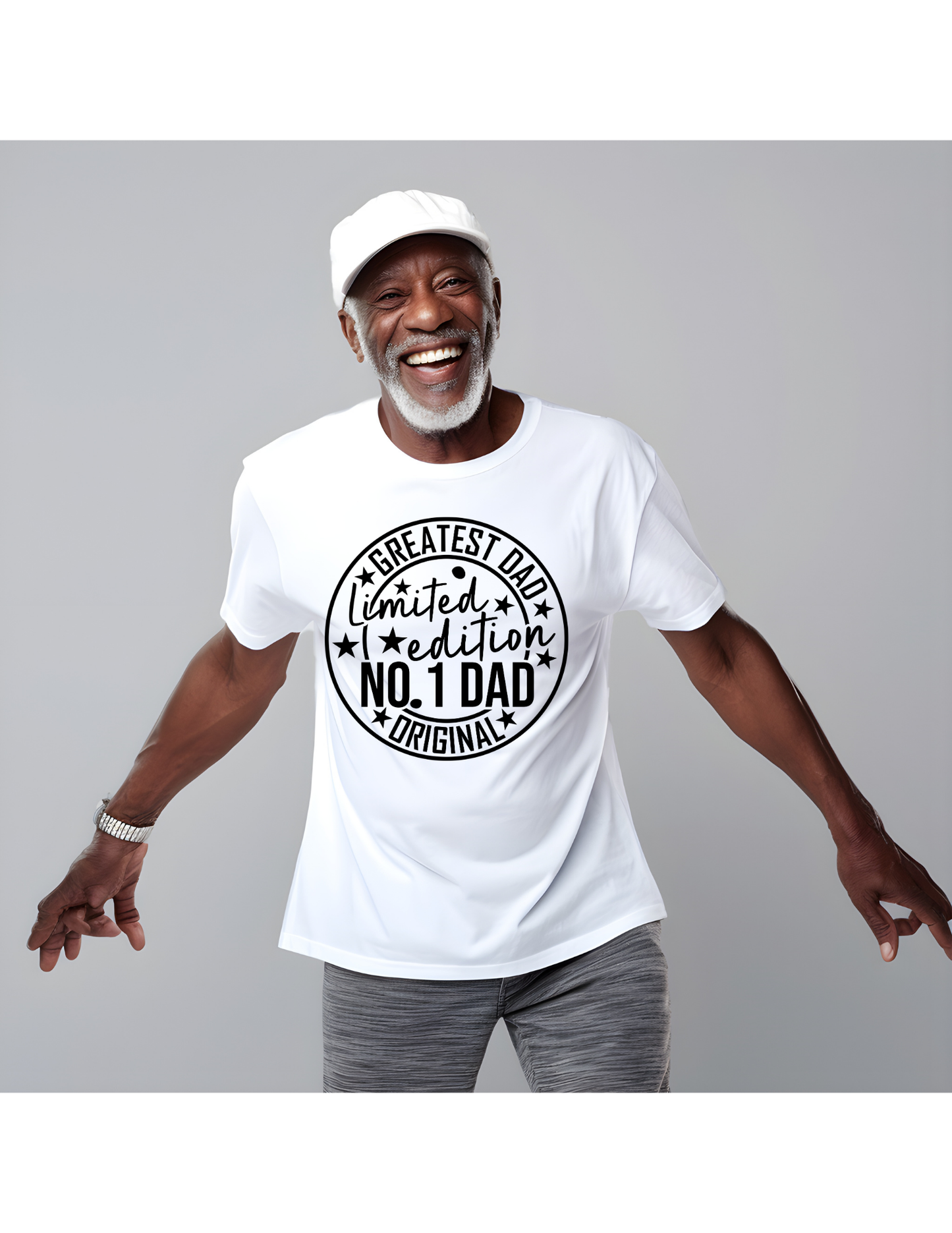 Number 1 Dad Graphic T-Adult