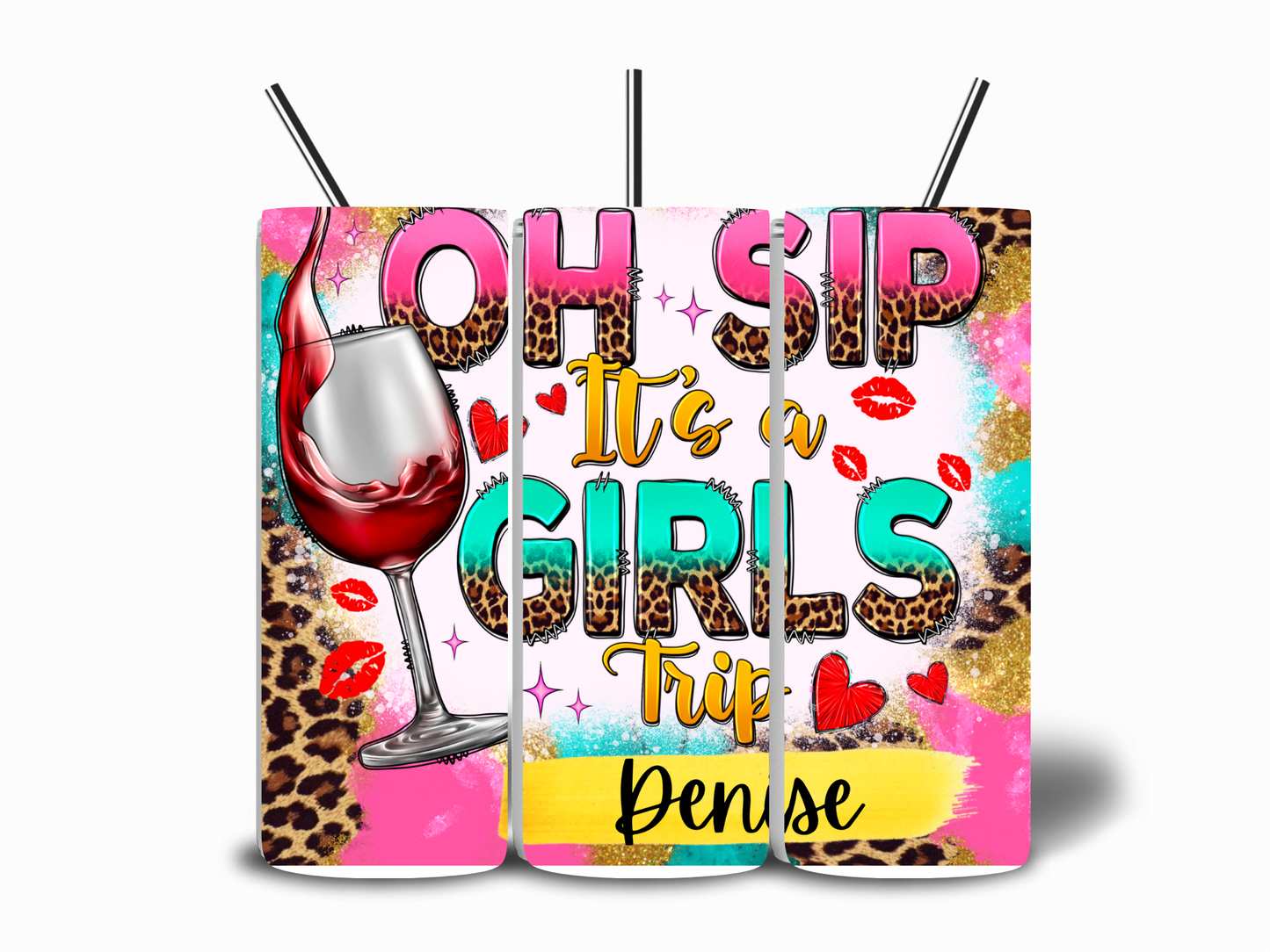 Oh Sip Girls Trip Customizable 20oz Tumbler