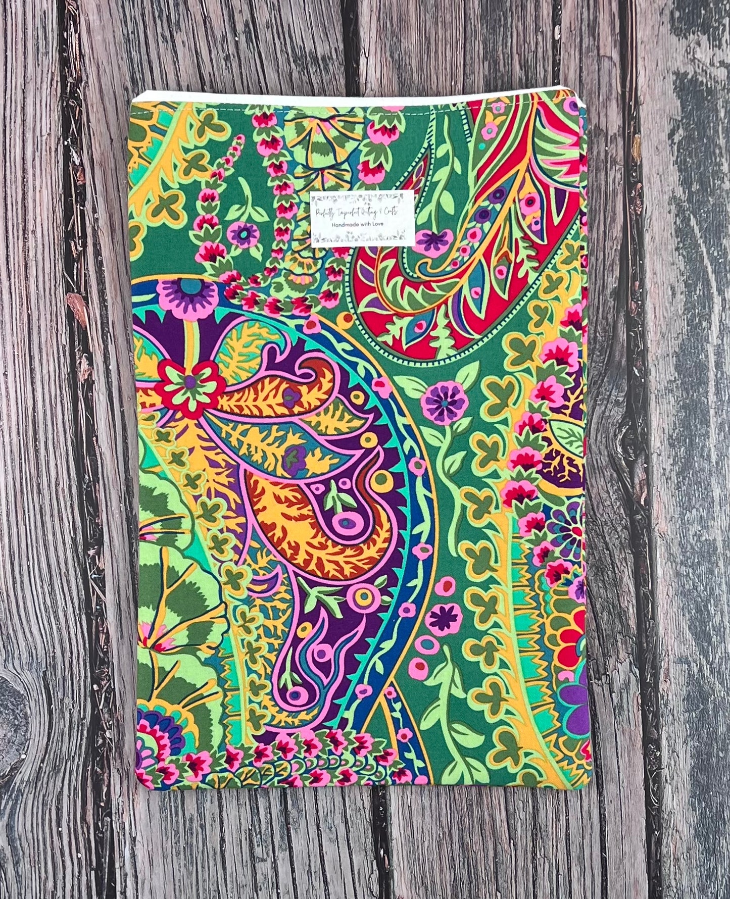 Paisley Leaf Book Sleeve