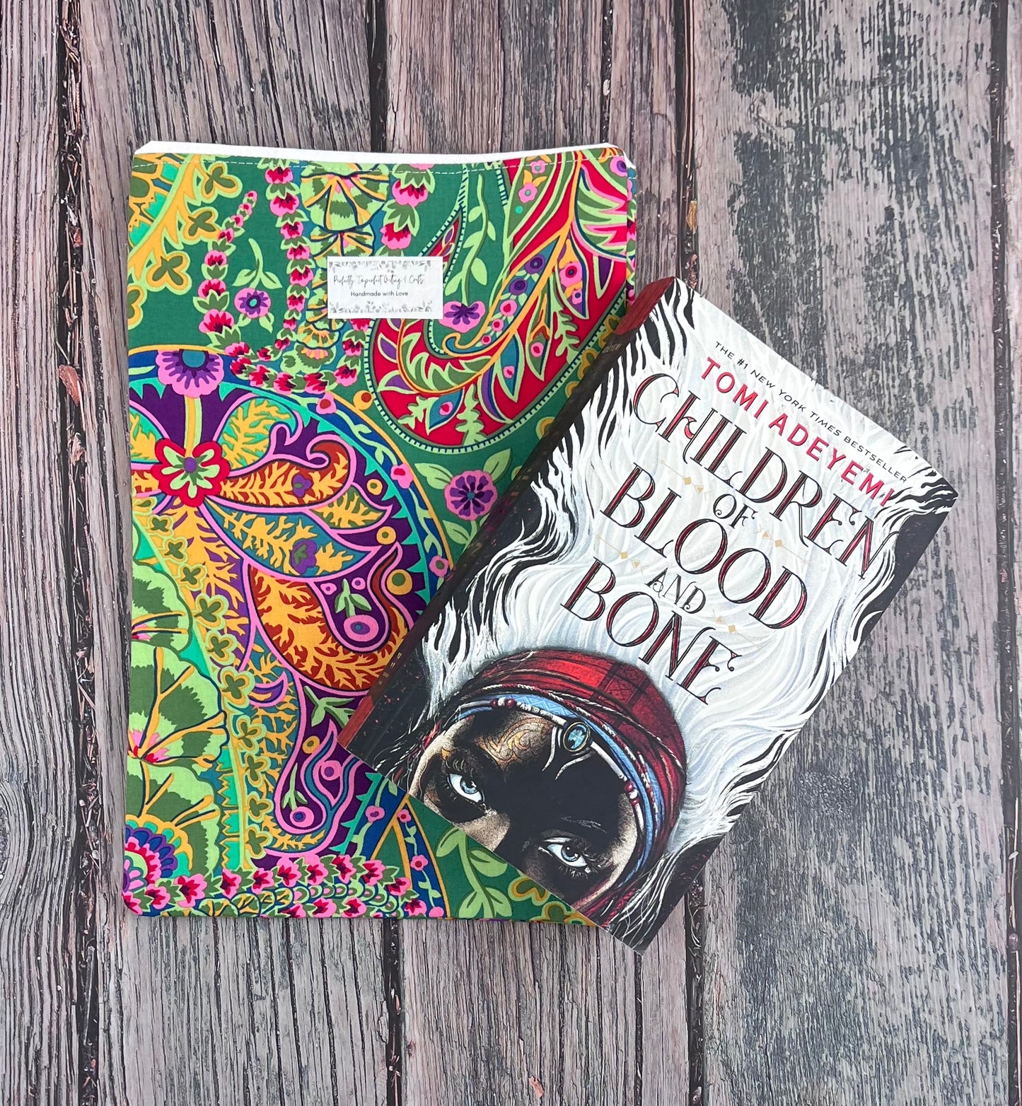 Paisley Leaf Book Sleeve