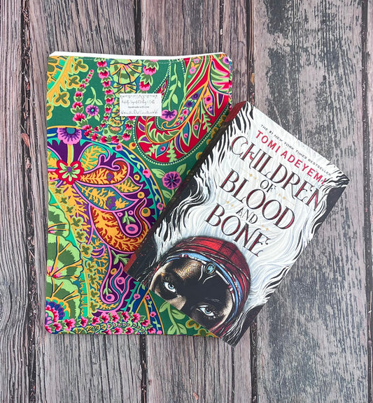 Paisley Leaf Book Sleeve