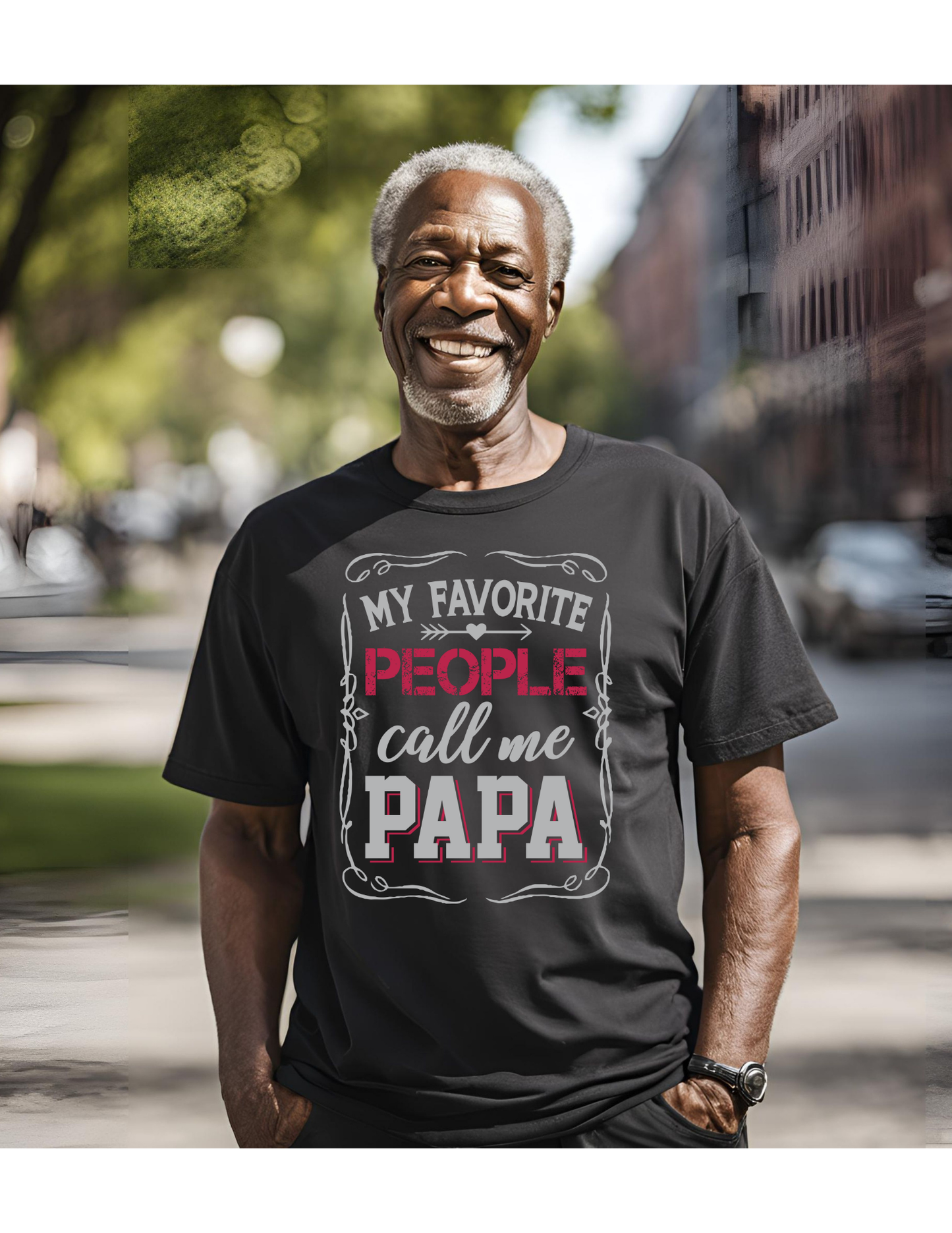 Papa Graphic T-Adult