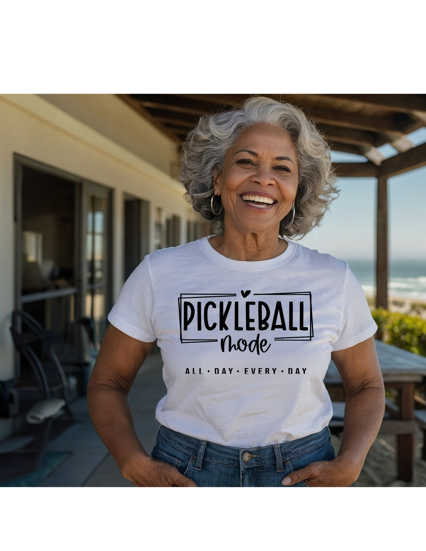 Pickle Ball Mode Graphic T-Shirt