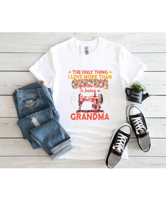 Quilting Grandma Graphic T