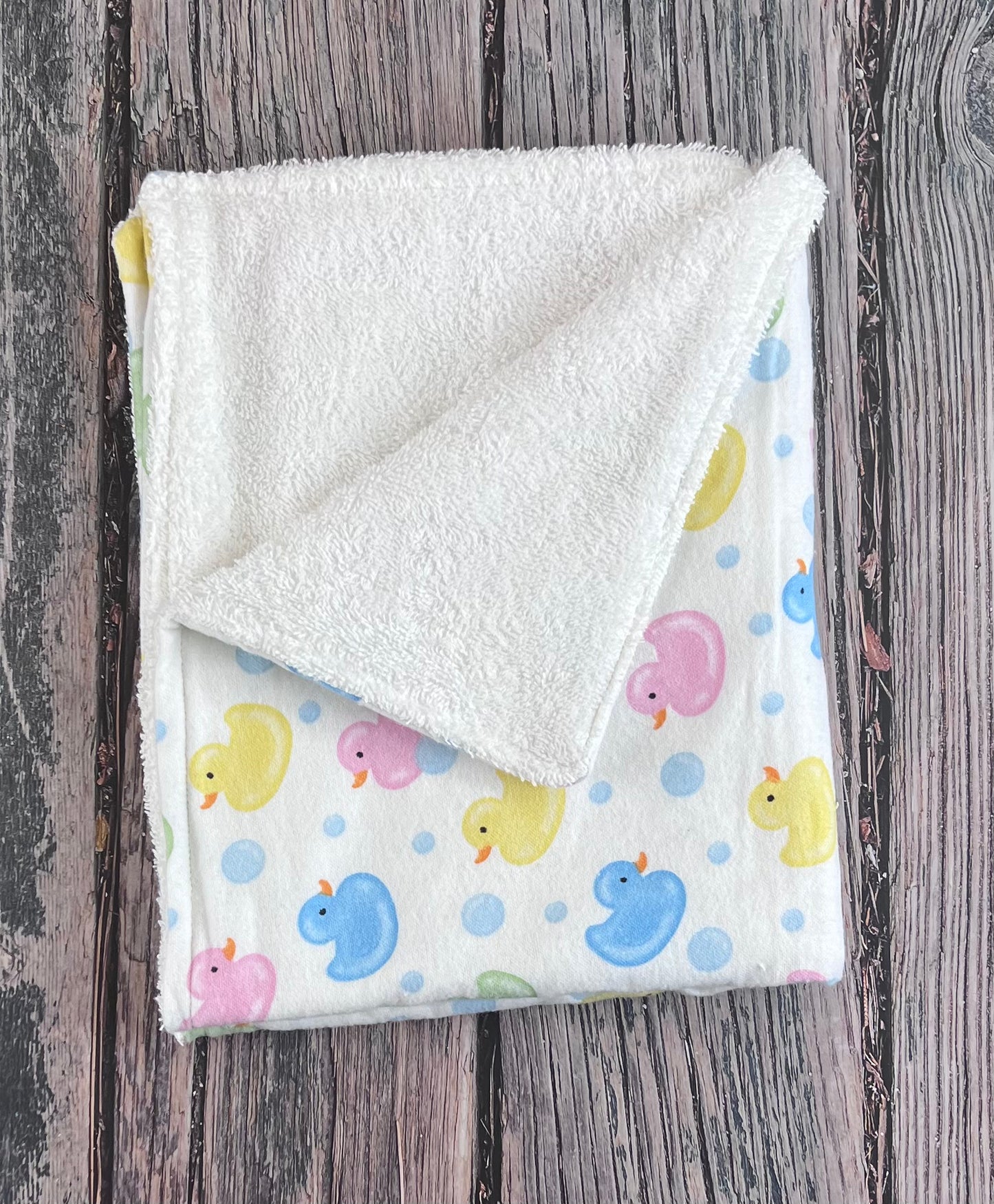 Rubber Duckies Burping Cloth