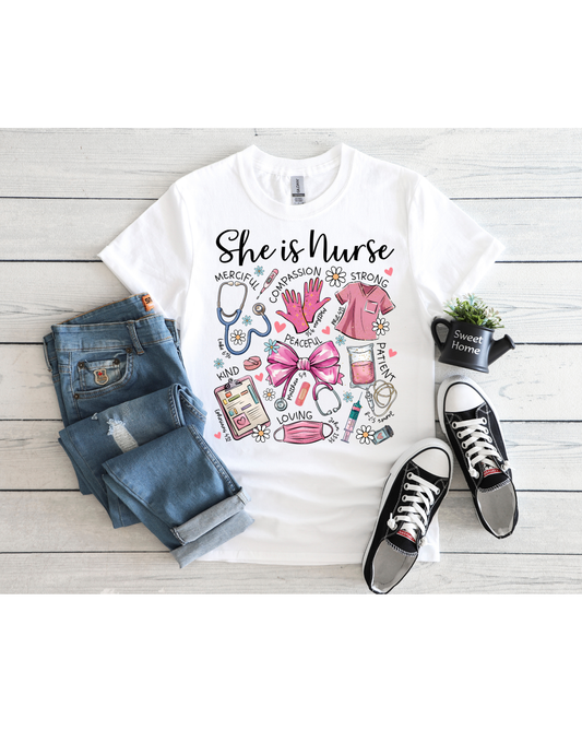 She is a Nurse Graphic T