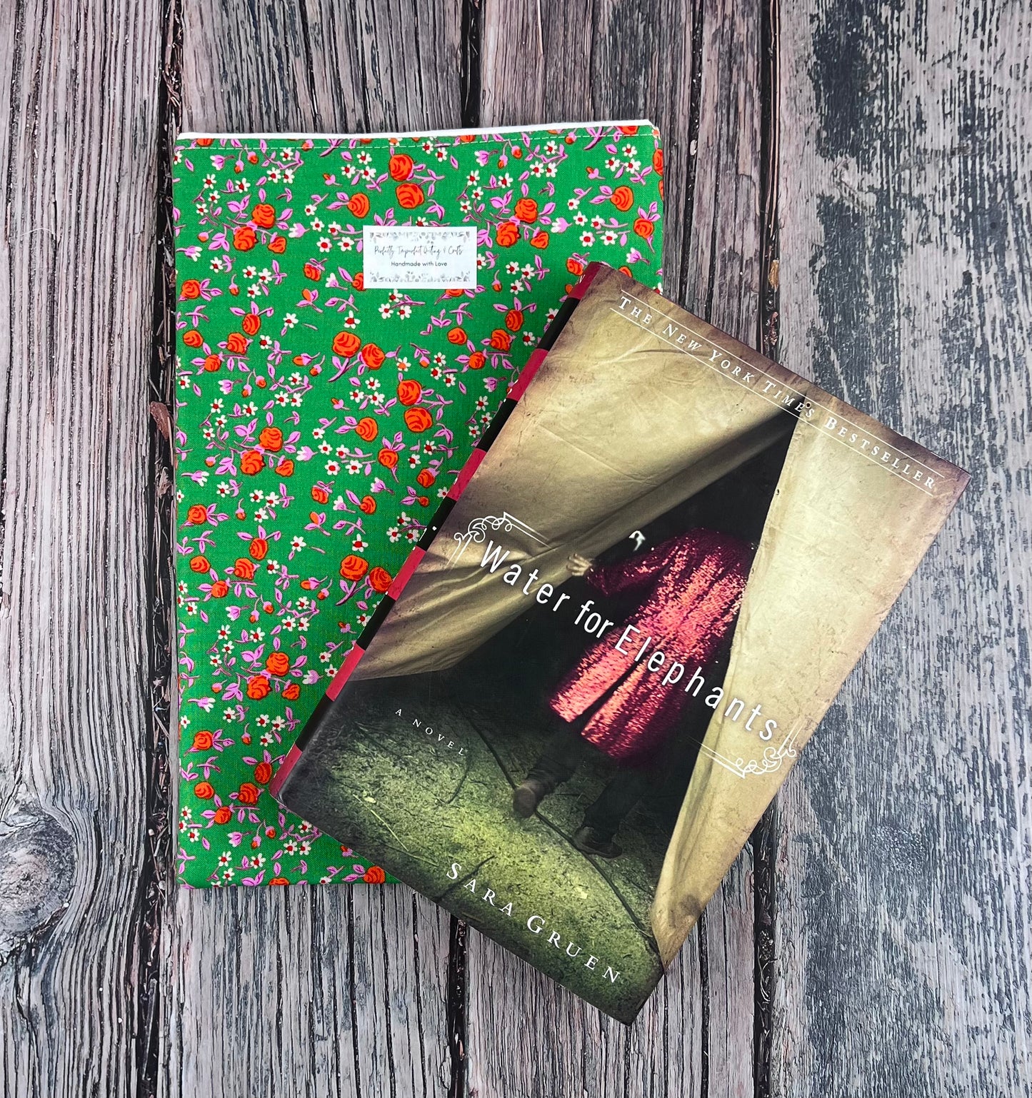 Tiny Red Flowers Book Sleeve
