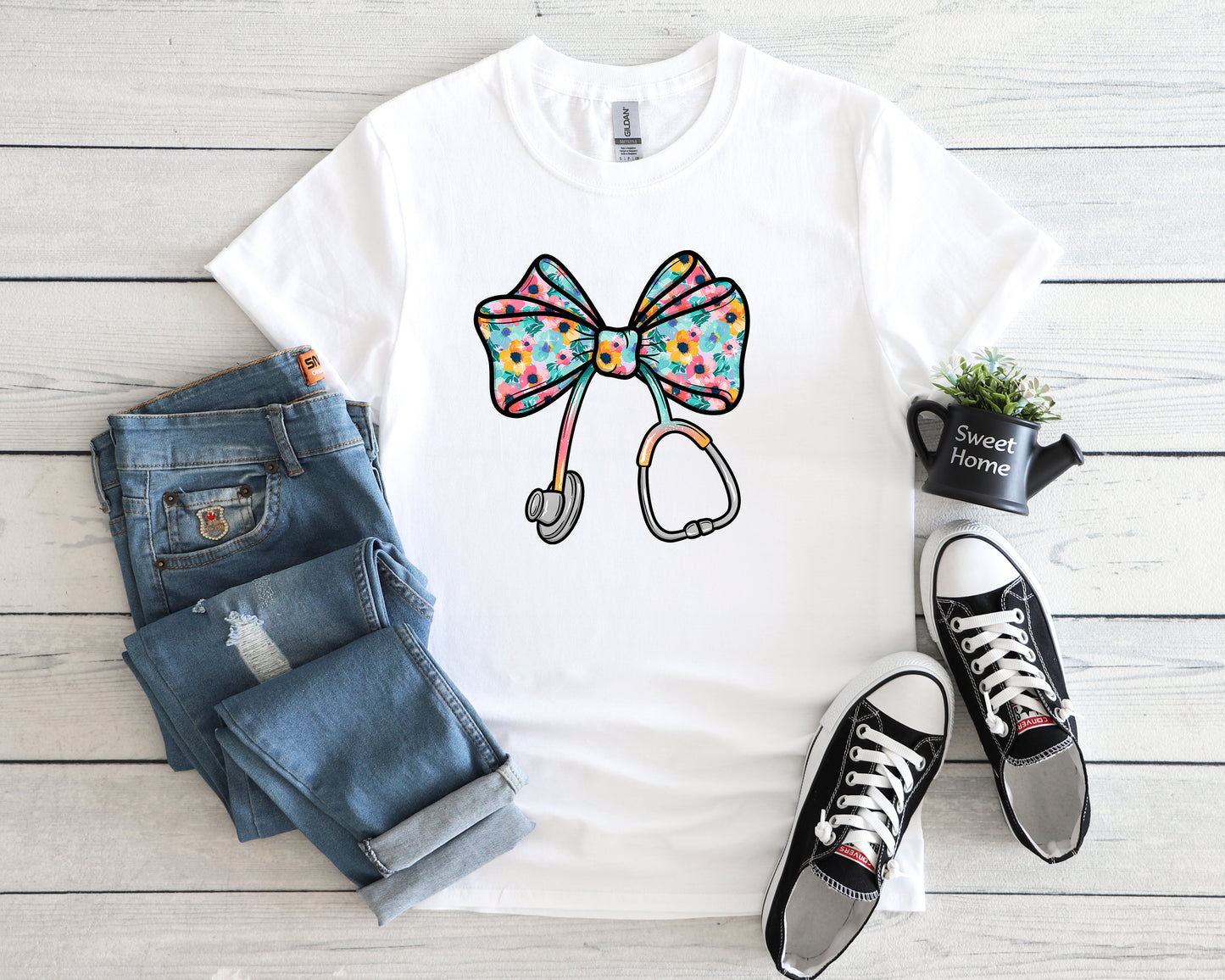 Vibrant Heartbeat Medical Graphic T